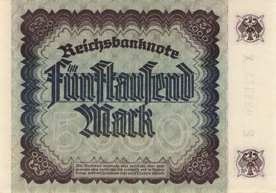 5000 Mark  ro.80d X 1922